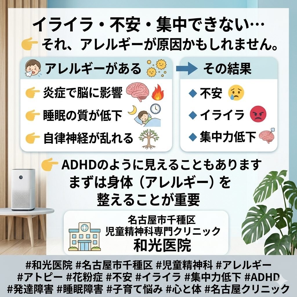 アレルギーと精神症状の関係について　　和光医院